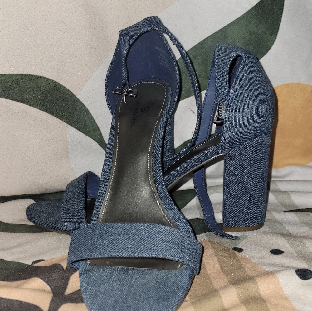 WORTHINGTON Denim High Heel